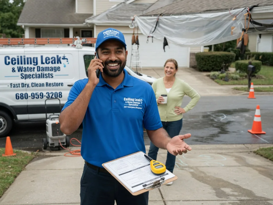 Ceiling Leak Cleanup Brice, OH FAQs